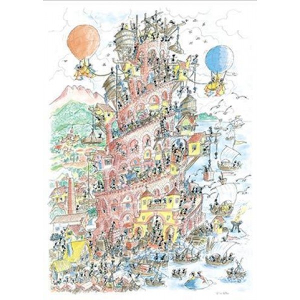 Mrówki budują Wieżę Babel, Fabio Vettori (1080 el.) - Sklep Art Puzzle